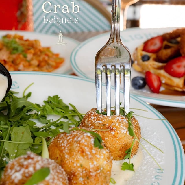 CRAB BEIGNETS.