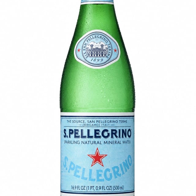 ST PEREGRINO SPARKLING WATER.