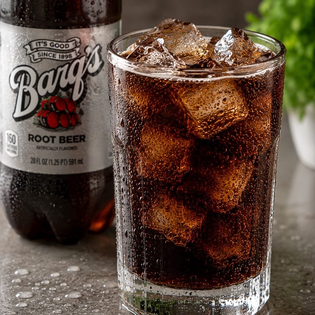 BARQS ROOTBEER.
