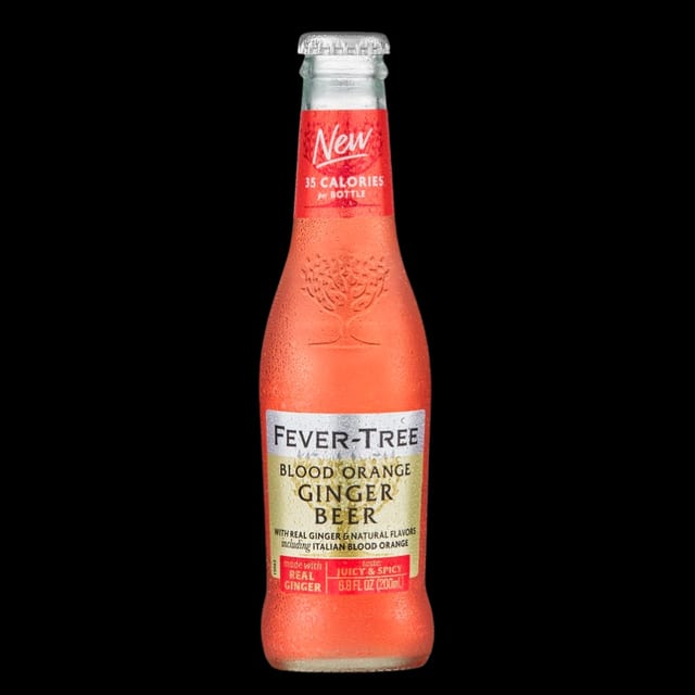 BLOOD ORANGE GINGER BEER FEVER TREE.