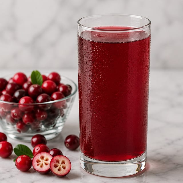 CRANBERRY JUICE.